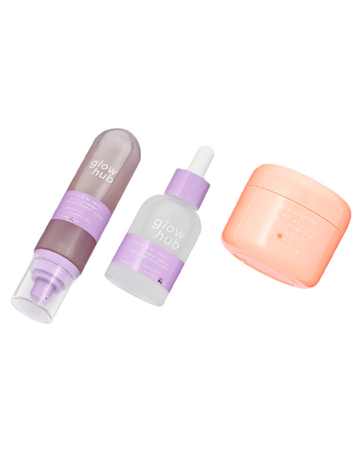 glow hub OILY SKIN 3 STEP SET: OVERCOME_THE_OIL TRIO