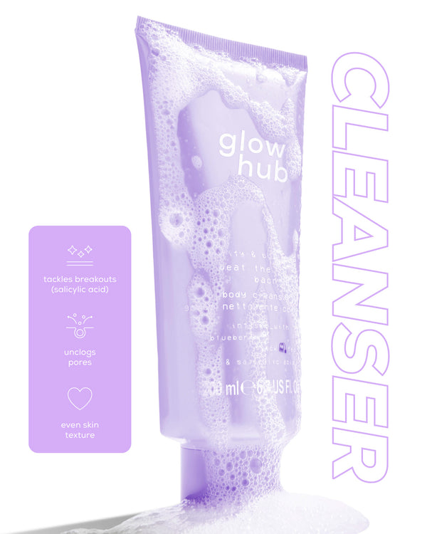Glow Hub Purify & Brighten Beat The Bacne Body Cleanser 200ml