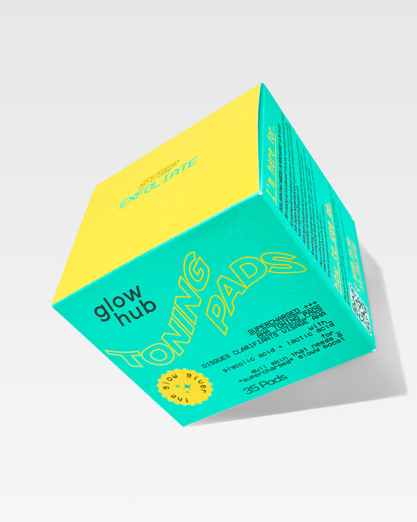 Glow Hub The Glow Giver+++ Supercharged AHA Toning Pads