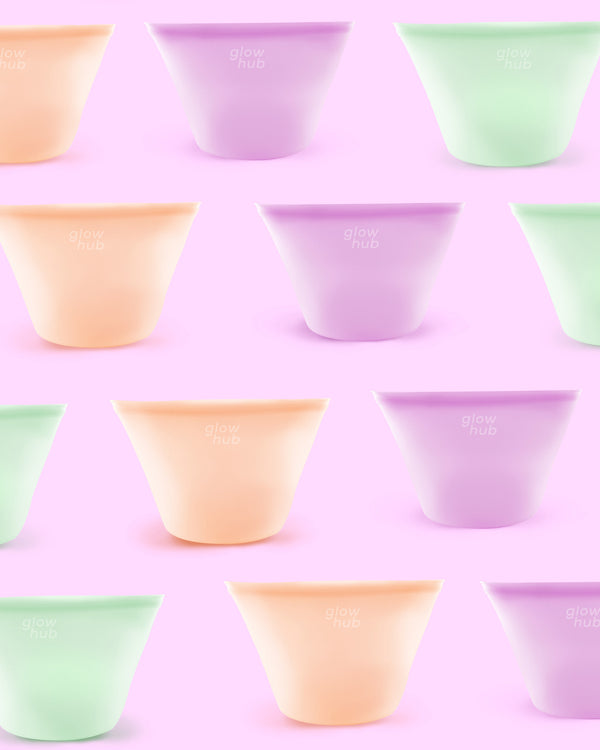 Glow Hub The Jelly Bag - Wipeable Makeup & Skincare Bag