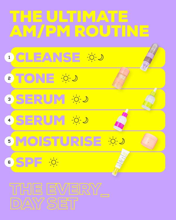 Glow Hub THE ULTIMATE AM/PM ROUTINE: THE EVERYDAY SET