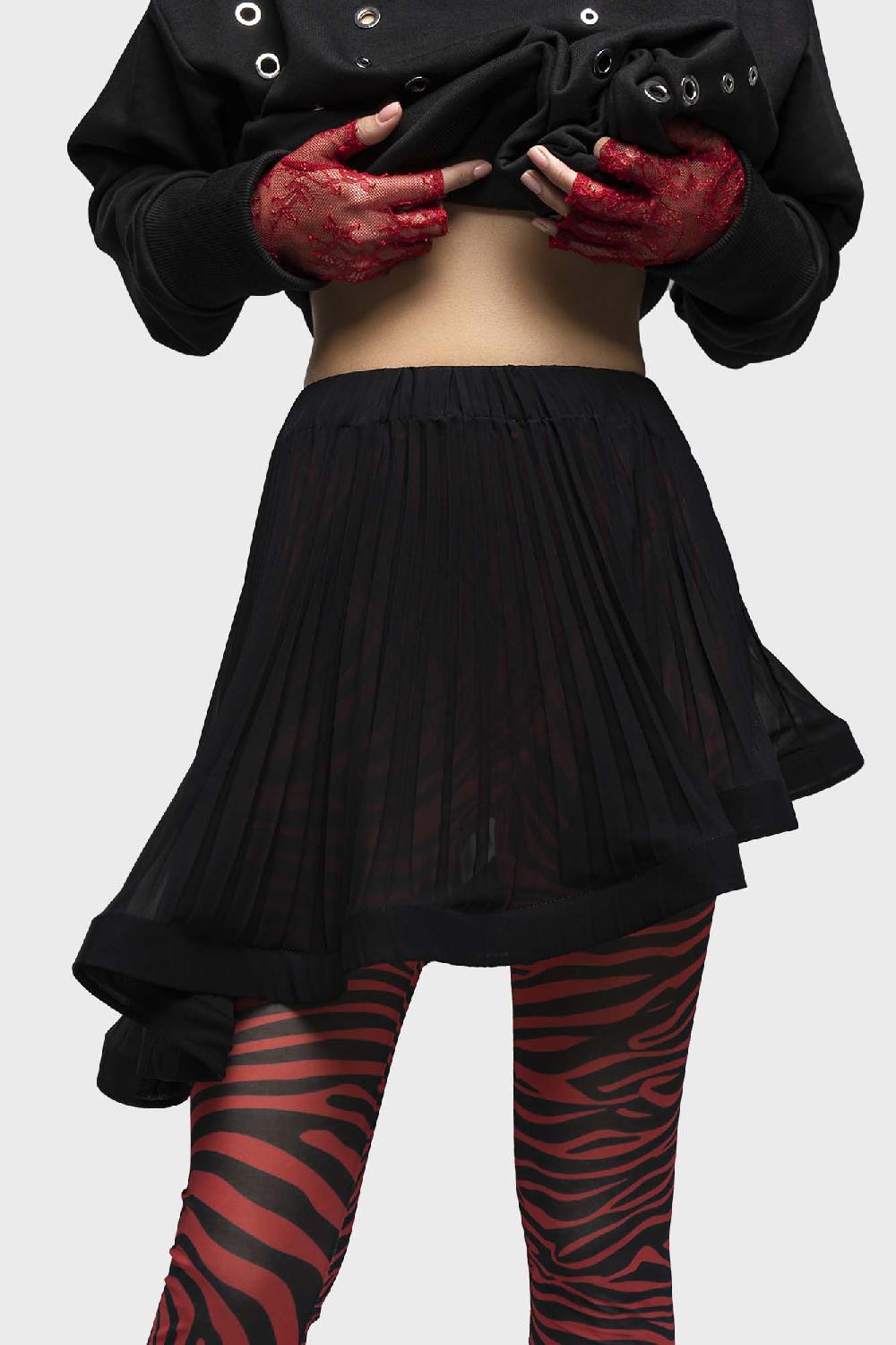 glück Aquaflow pleat skirt