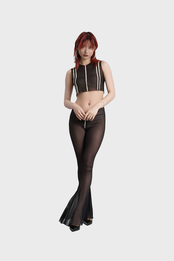 Glück Diamond Crop Top