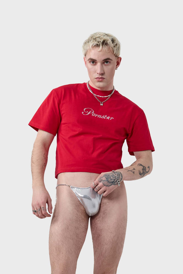 glück Pornstar Crop T-shirt