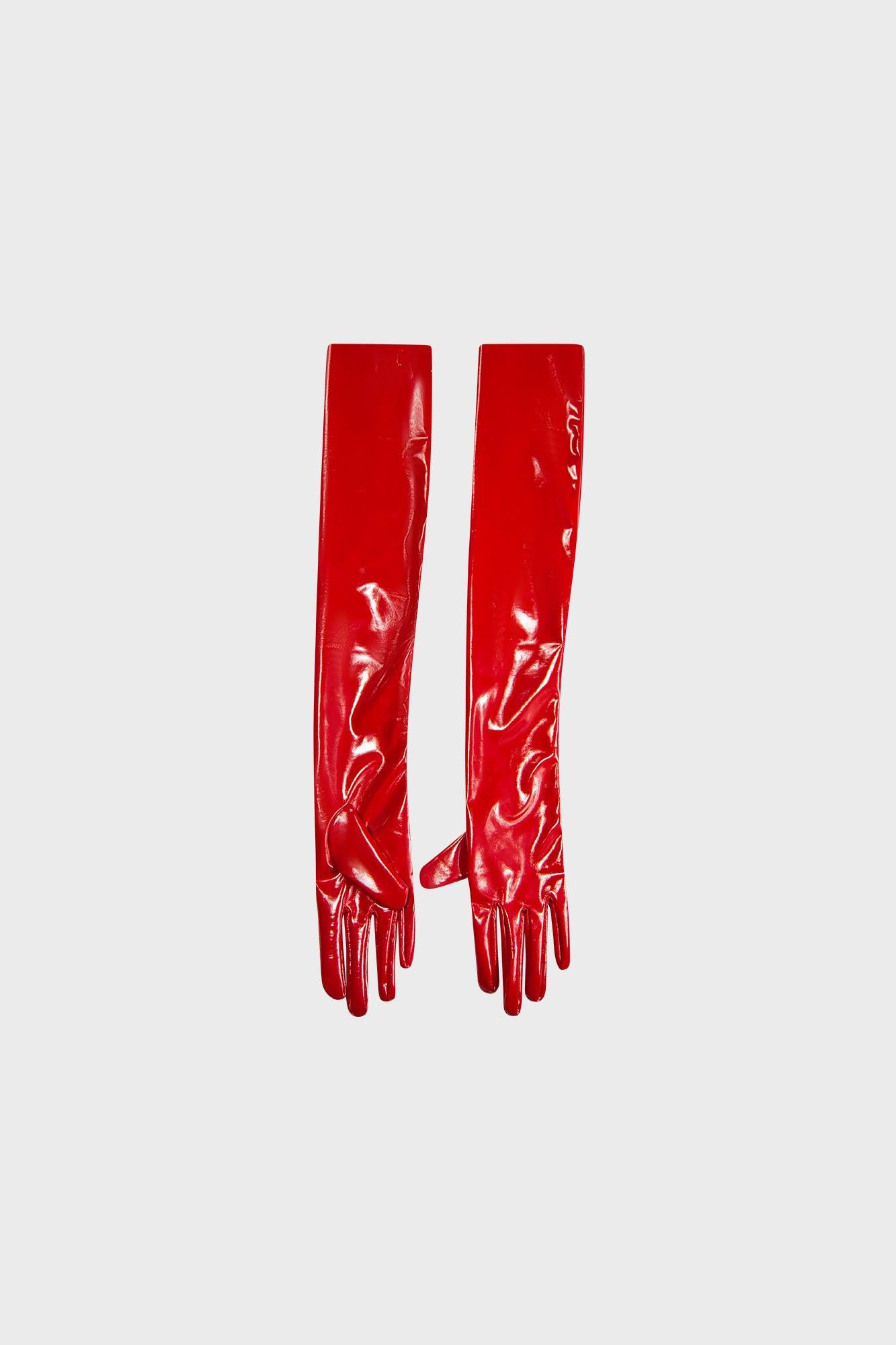 glück Red opera gloves