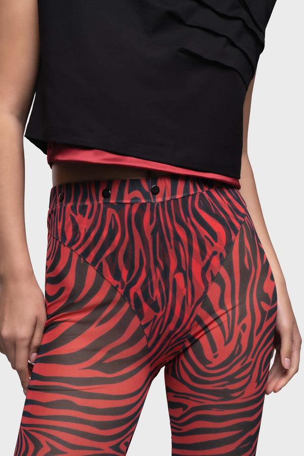 Glück Red Zebra Leggins