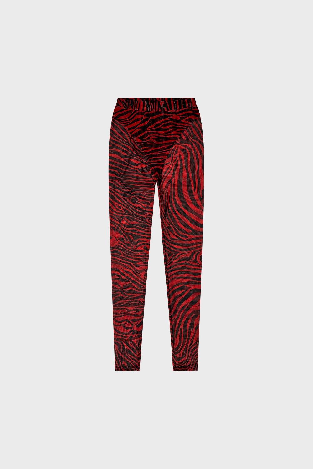 glück Red zebra leggins