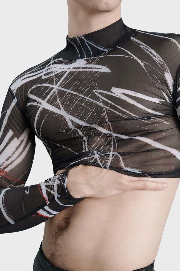 Glück Tattoo Crop Top