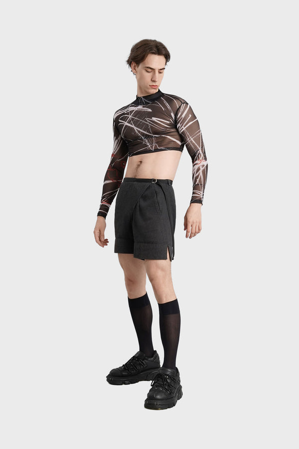 Glück Tattoo Crop Top