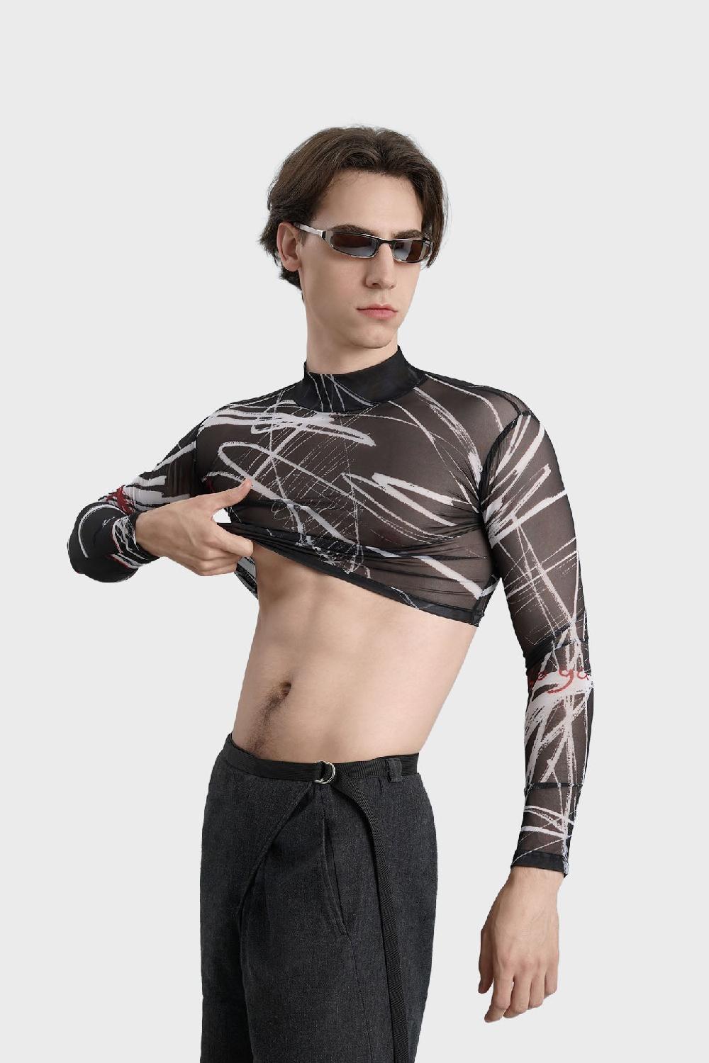 glück Tattoo crop top