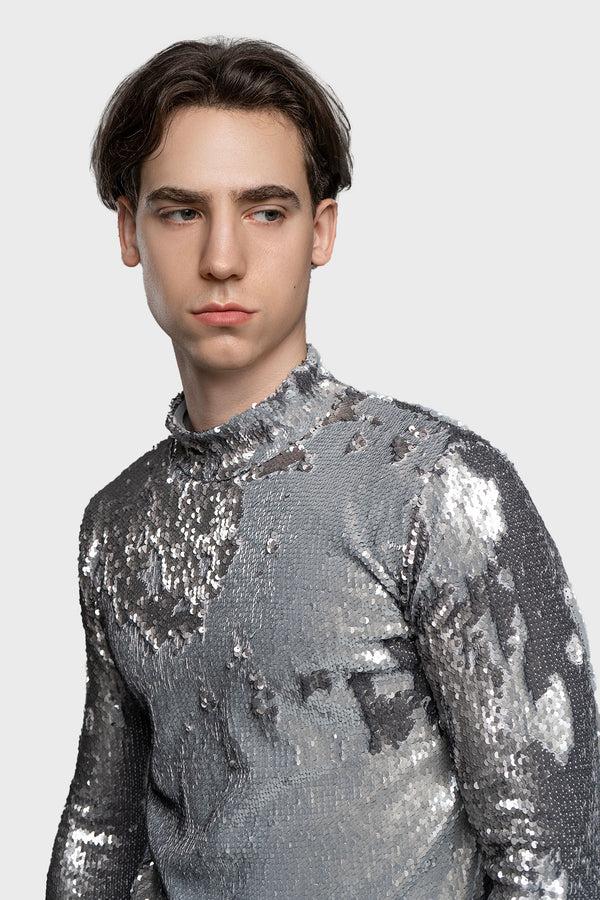 Glück Two-sided Sequin Turtleneck