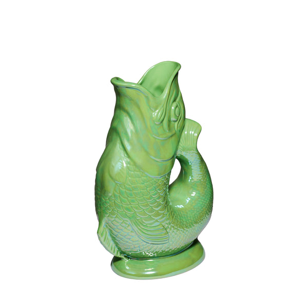 Gluggle Jug Apple Green Lustre Original Gluggle Jug