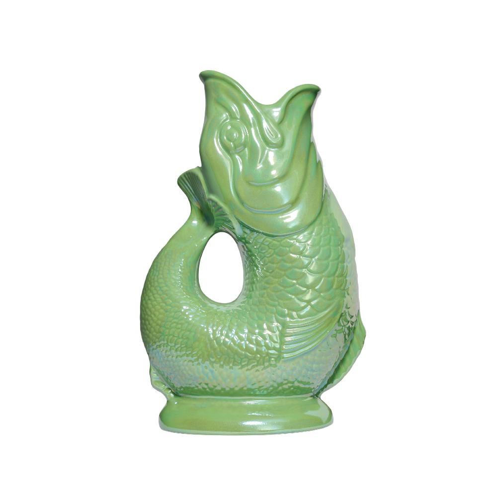 gluggle jug Apple Green Lustre Original Gluggle Jug