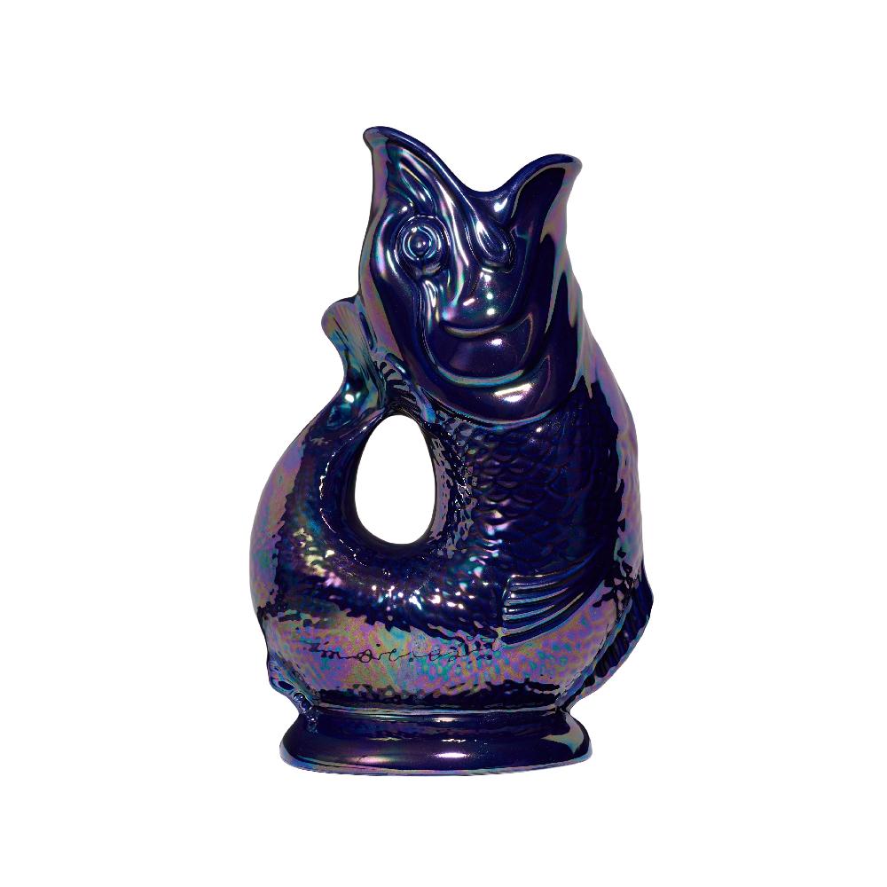 gluggle jug Cobalt Blue Lustre Original Gluggle Jug