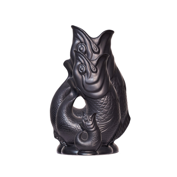 Gluggle Jug Black Matt Original Gluggle Jug