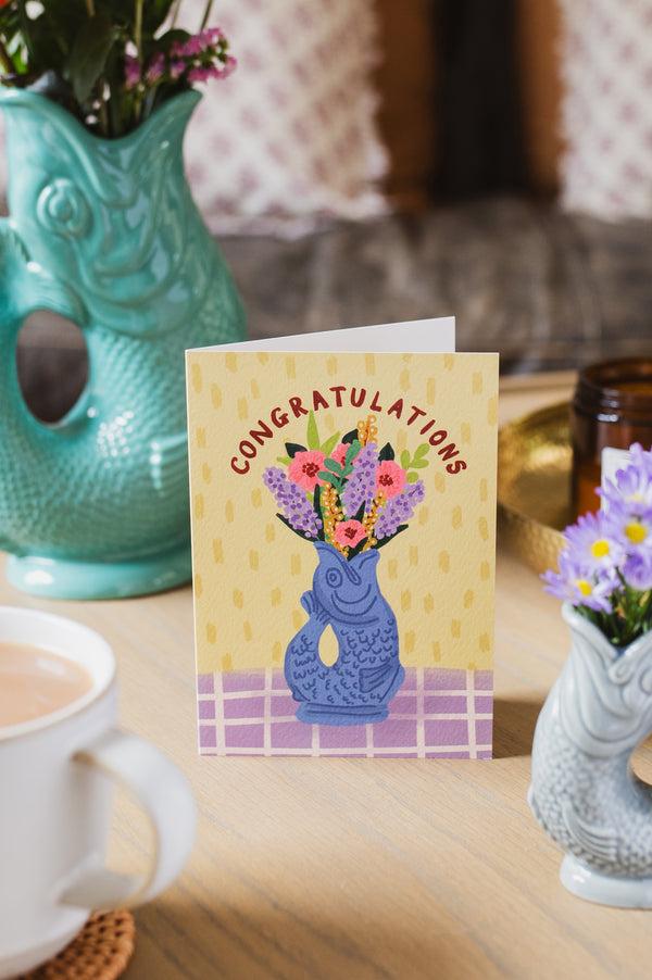 Gluggle Jug Congratulations Greeting Card