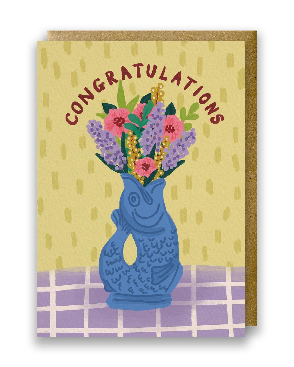 gluggle jug Congratulations Greeting Card