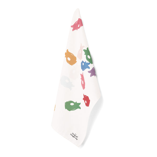 Gluggle Jug Flying Gluggles White Tea Towel