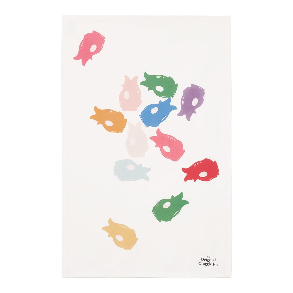 gluggle jug Flying Gluggles White Tea Towel