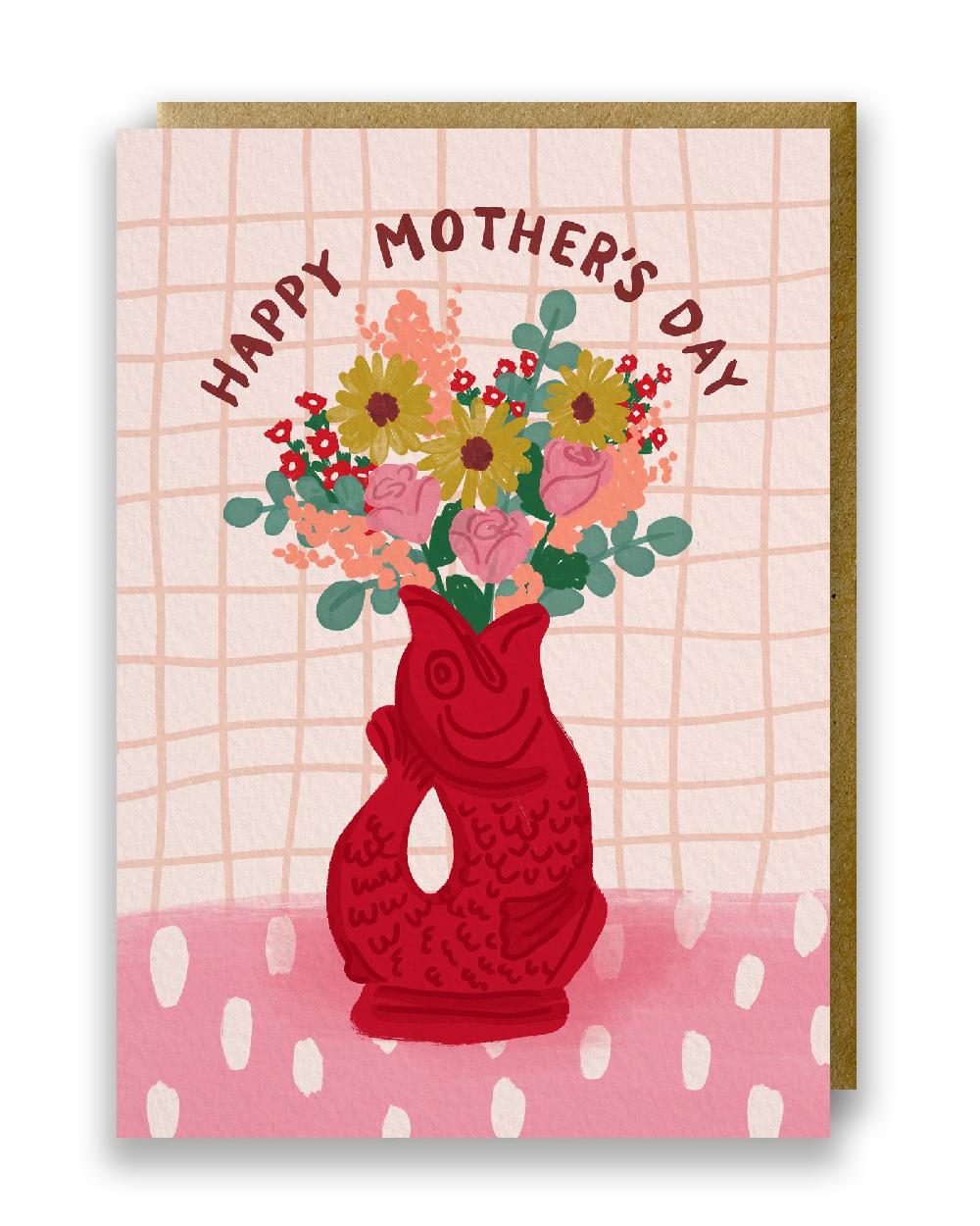gluggle jug Happy Mothers Day Greeting Card