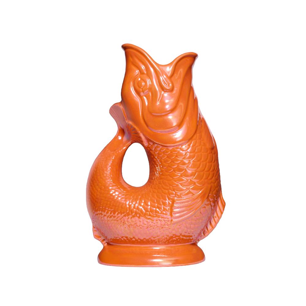 gluggle jug Orange Lustre Original Gluggle Jug