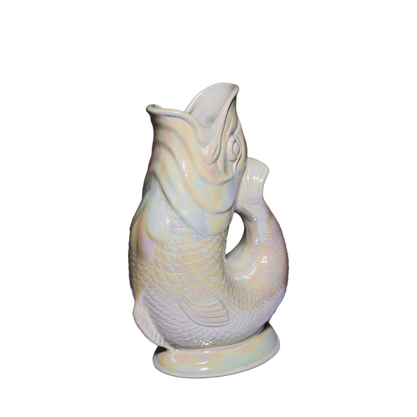 Gluggle Jug Oyster Lustre Original Gluggle Jug