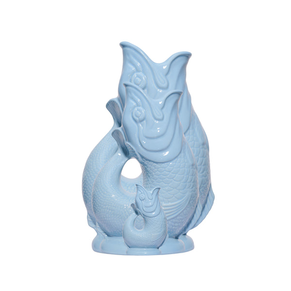 Gluggle Jug Pale Blue Original Gluggle Jug
