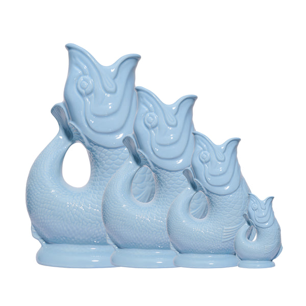 Gluggle Jug Pale Blue Original Gluggle Jug