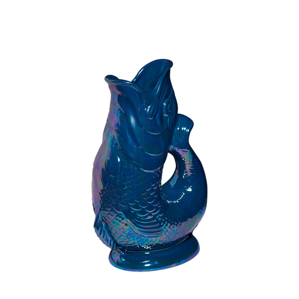Gluggle Jug Petrol Lustre Original Gluggle Jug