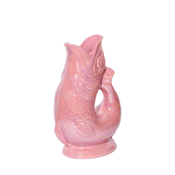 Gluggle Jug Pink Lustre Original Gluggle Jug