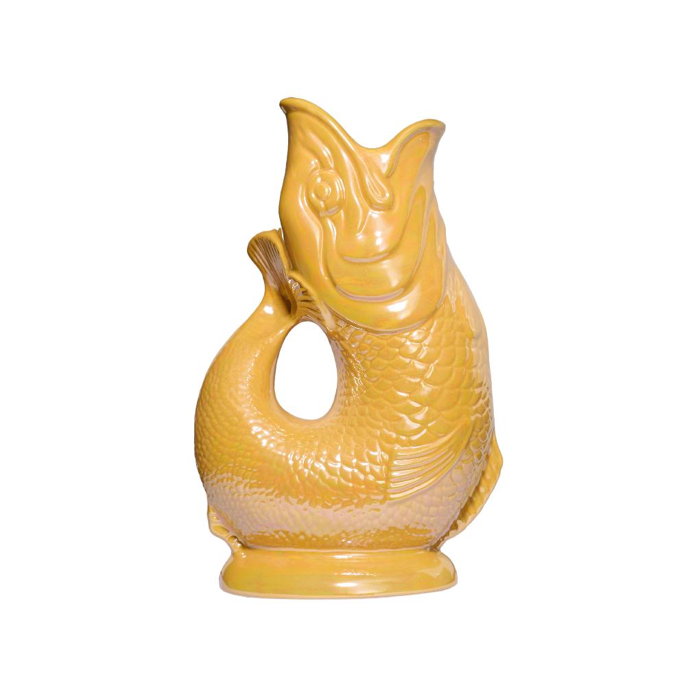 gluggle jug Yellow Lustre Original Gluggle Jug