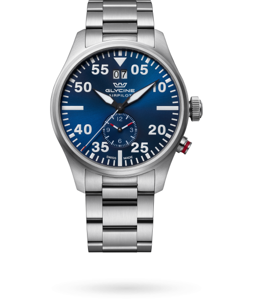 glycine Ref. GL0362 Airpilot Dual Time 44 Men