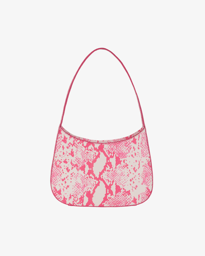 glynit Women's Lexi Bag Python Pink