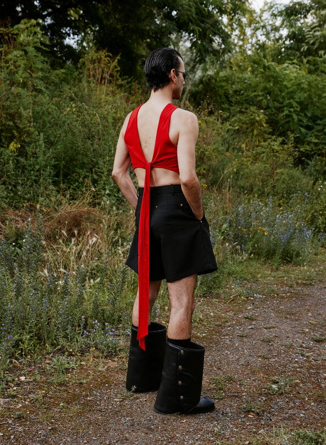 Gmbh AYLIN TIED TANK TOP | RED