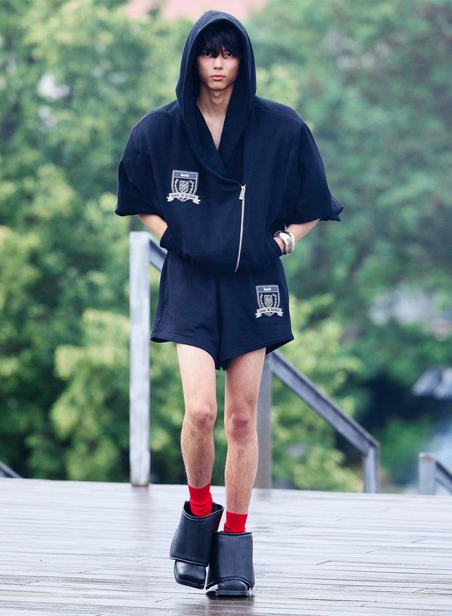 Gmbh CLAUDE ZIP-UP HOODIE | BLACK