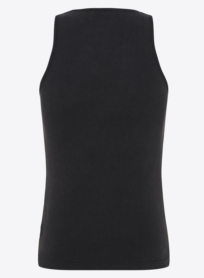 Gmbh NASSER TANK TOP W. METAL HAMMER | BLACK