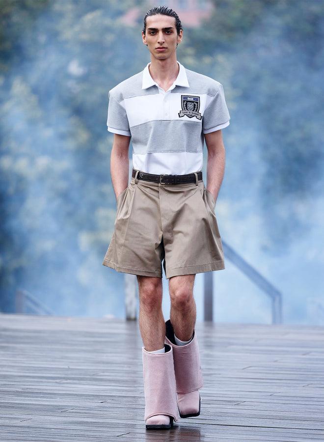 Gmbh POLO SHIRT | WHITE/GREY