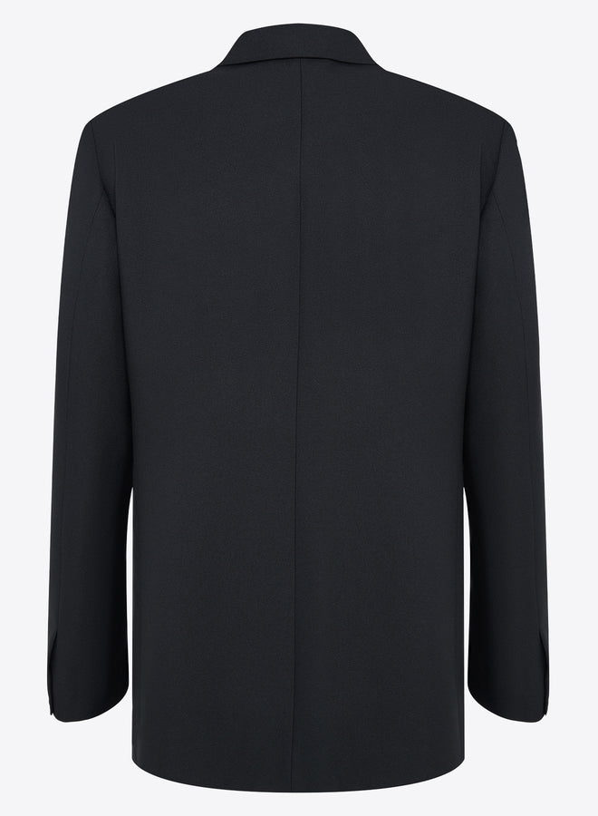 Gmbh RILAN SUIT JACKET W. CUT OUT | BLACK