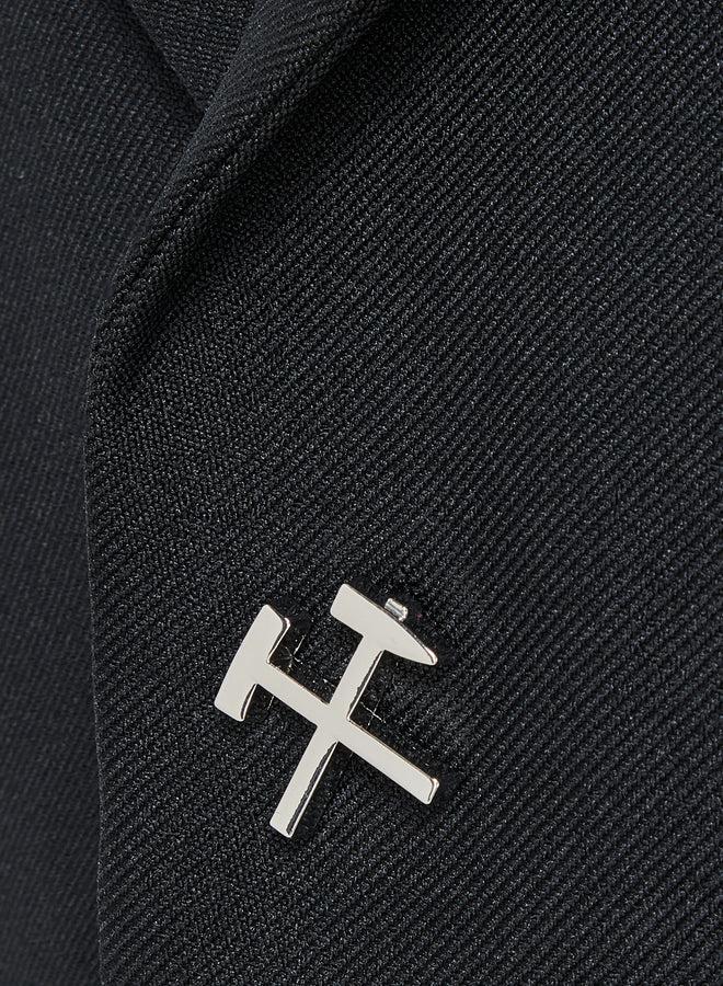 Gmbh RILAN SUIT JACKET W. CUT OUT | BLACK