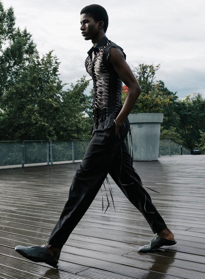 Gmbh SADRIK TROUSERS | BLACK