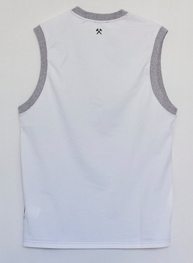 Gmbh SWORD SLEEVELESS TOPVY/WHITE/GREY