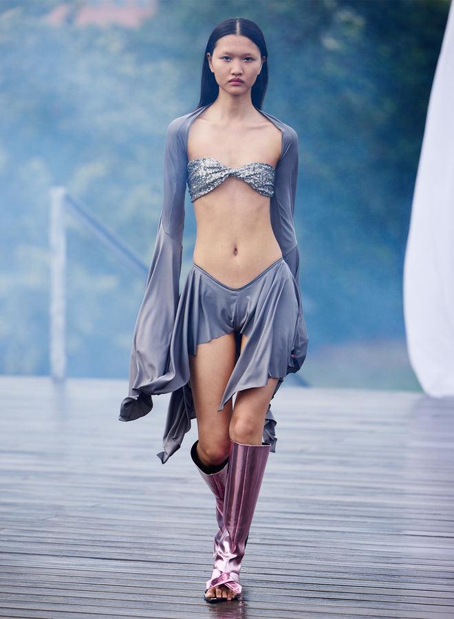 Gmbh TWIST SEQUIN TOP