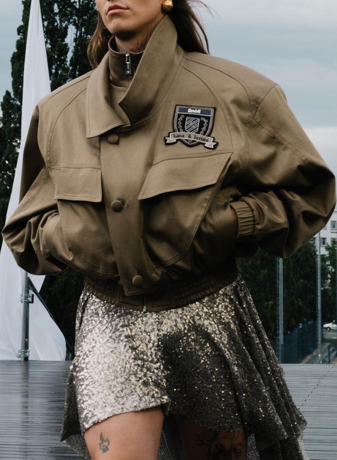 gmbh UNI HARRINGTON JACKET | KHAKI