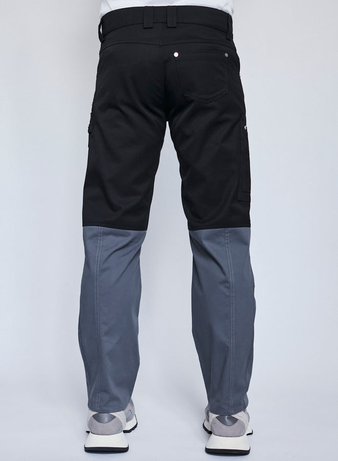 Gmbh WOLFGANG CARGO TROUSERS | BLACK / GREY