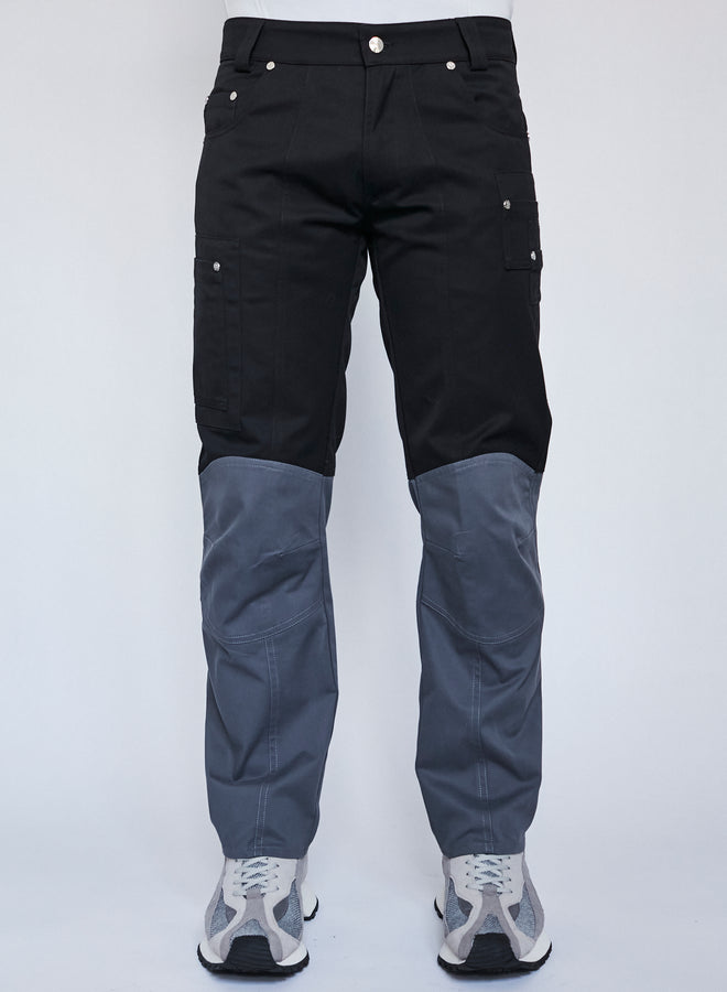 gmbh WOLFGANG CARGO TROUSERS | BLACK / GREY