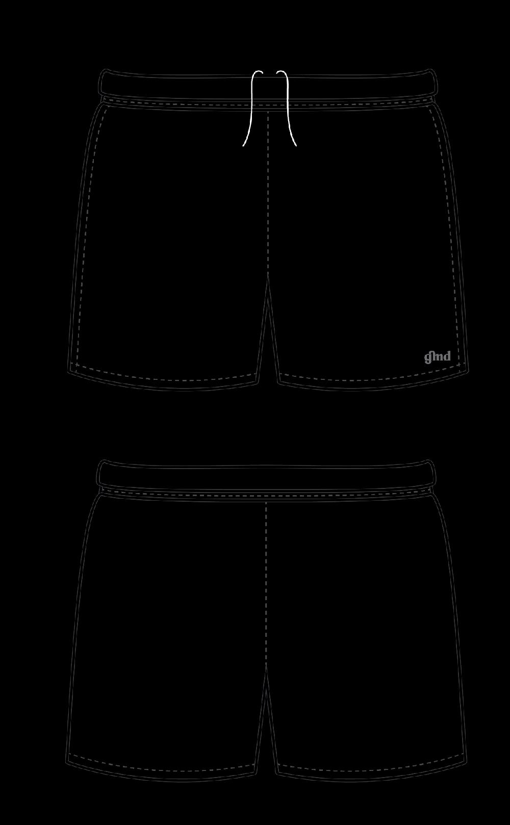 gmd Black Boys Gym Shorts
