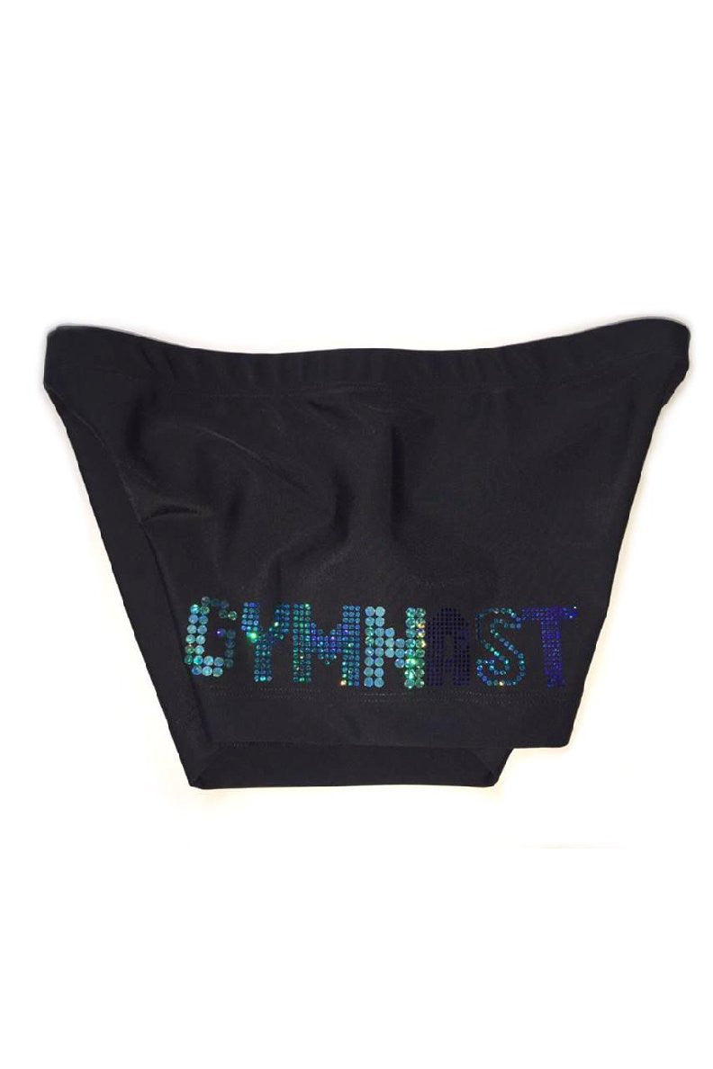 gmd Blue Sequin Gymnast Shorts