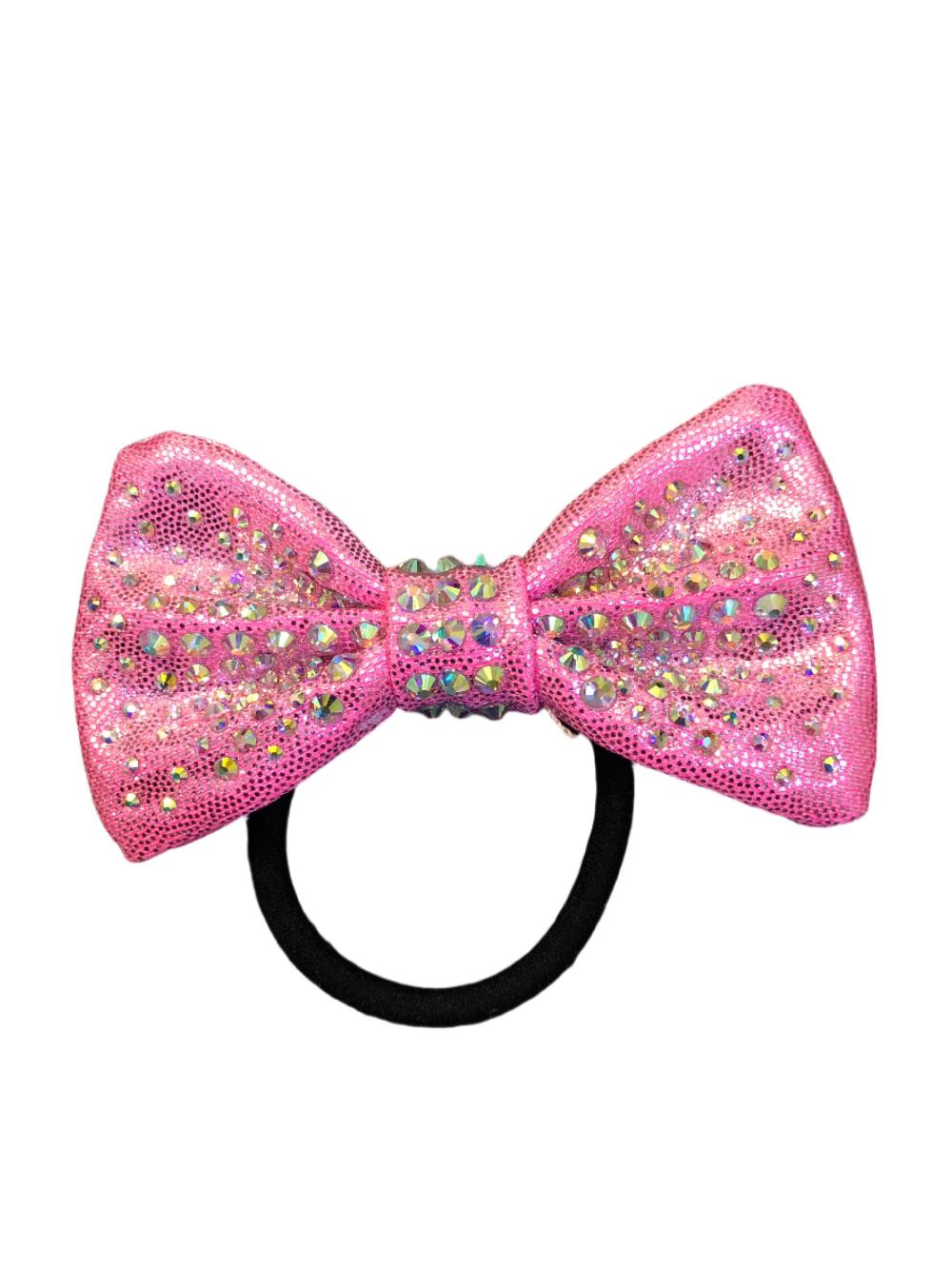 gmd Bubblegum Pink Mystique Crystal Hair Bow