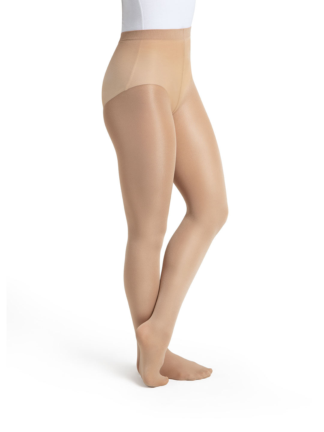 gmd Capezio -Girls Ultra Shimmery Footed Tights