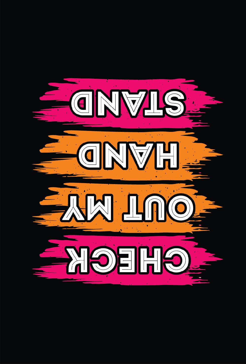 gmd Check Out My Handstand - Fluoro (Print Only)